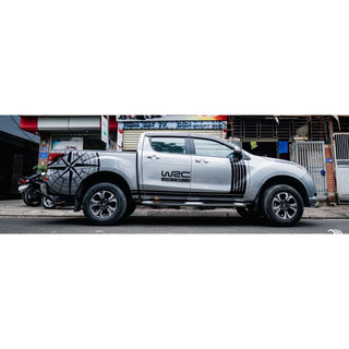 Tem Sườn Xe ô tô Bán Tải La Bàn bản đồ,Team Decal Ô tô,tặng kèm tem chữ kí Sport NAVARA, RANGER, HILUX, TRITON