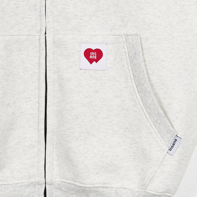 Áo Khoác INSANE | “Heart Service” Duo Hoodie Zip