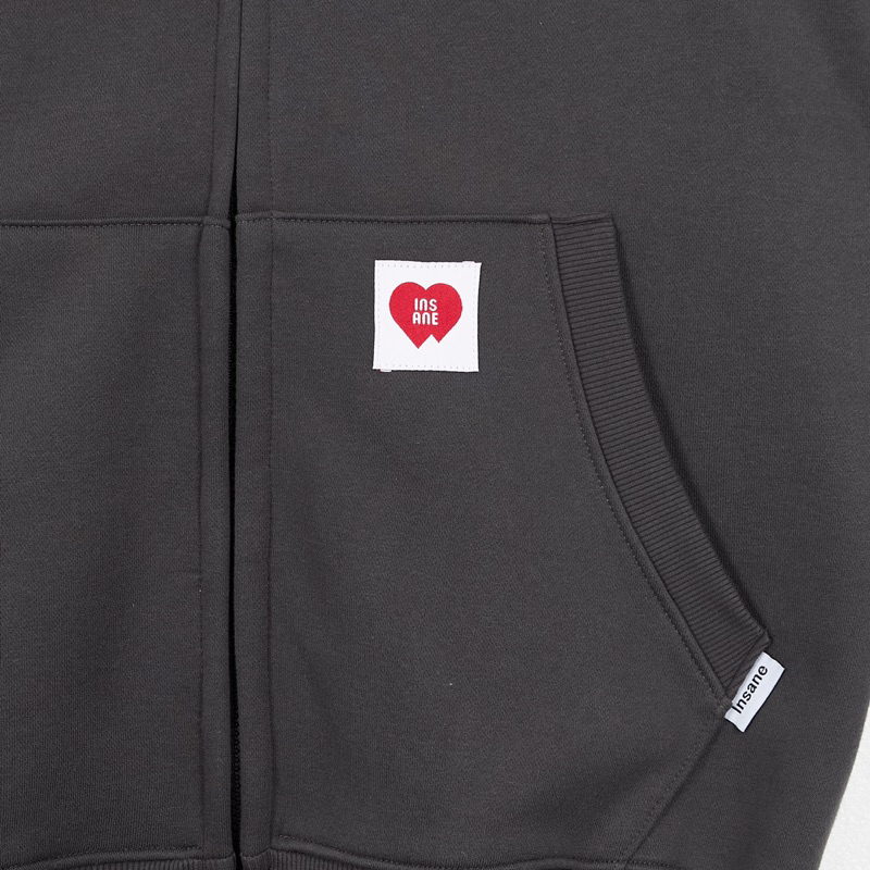 Áo Khoác INSANE | “Heart Service” Duo Hoodie Zip