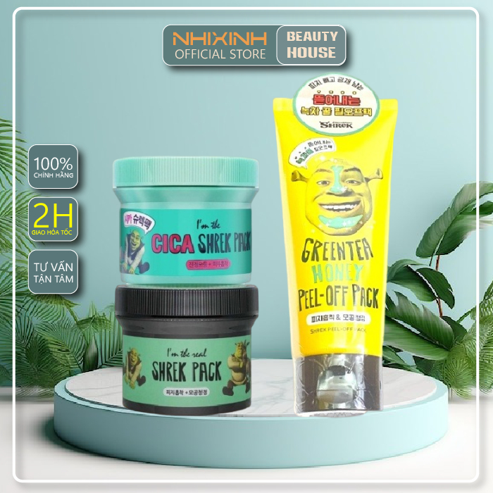 Mặt Nạ Đất Sét Bạc Hà Dream Work I’m the Real Shrek Pack