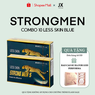  Bao cao su Nhật Bản siêu mỏng Strongmen's Less Skin Siêu mỏng vô hình,mềm mại