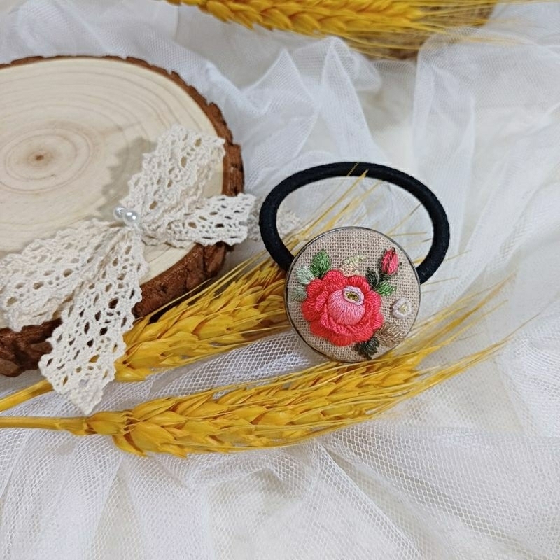 Kẹp tóc - Cột tóc - Cài tóc thêu tay