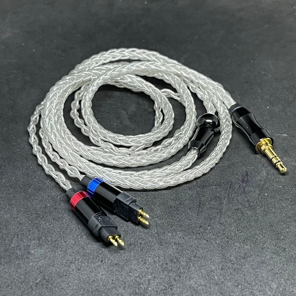 Dây tai nghe OFC đường kính 1.0mm tết 8 - Sennheiser HD650 HD600 HD660s HD25