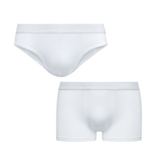 Quần lót nam màu trắng thun cotton bamboo cao cấp LD-14128, thấm hút mồ hôi thoáng mát