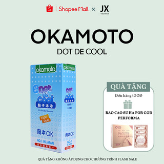 Bao Cao Su Okamoto Dot De Cool. Gai Lạnh Kéo Dài Thời Gian Hộp 10 Cái Giúp Cuộc Yêu Cảm Xúc