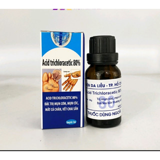 Loại bỏ mụn cóc, mụn cơm, mắt cá chân, mụn thịt, nốt chai sần Viện Da Liễu - Acid Trichloracetic 80%