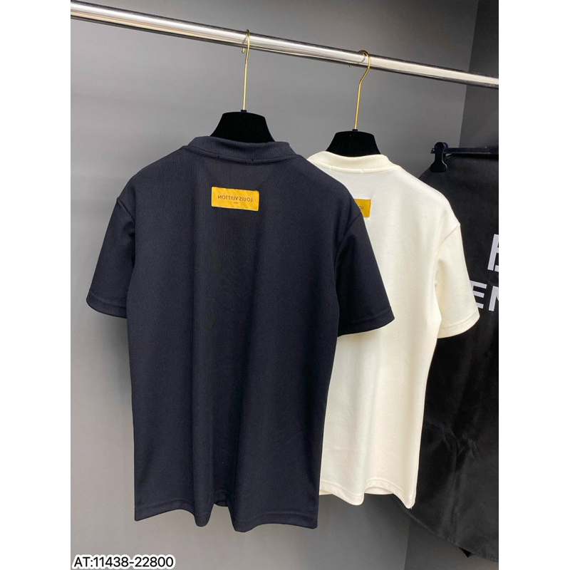 Áo phông len thêu vịt xanh vải len tăm,áo len cộc tay hoạ thêu vịt bông xù đơn giản