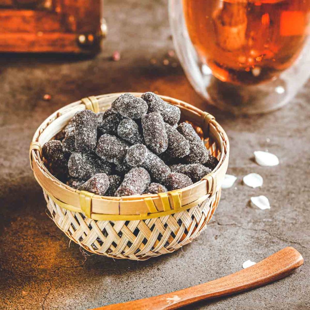 Kẹo hương dâu tằm L'angfarm, 350g, bịch, mẫu kraft 1 mặt trong