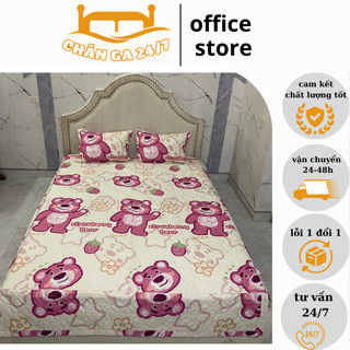 [BÁN RẺ LẤY TƯƠNG TÁC] Bộ Ga Gối Trần Bông Dày Dặn, Xẻ Góc ( Ga Chùm, Ga Phủ Xuống Giường Như Ảnh)