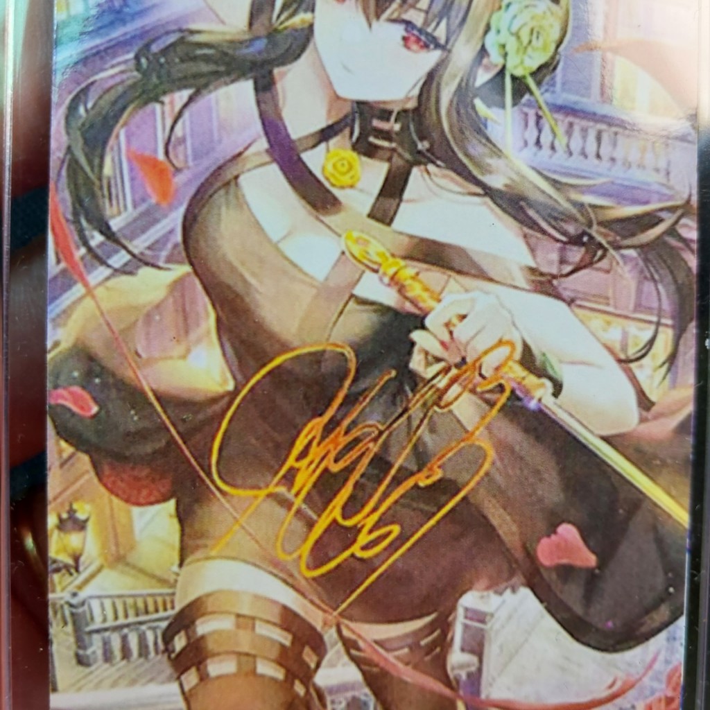 Thẻ Yor Forger Spy X Family Waifu Card Girl Doujin Anime có sign 2098 1-3