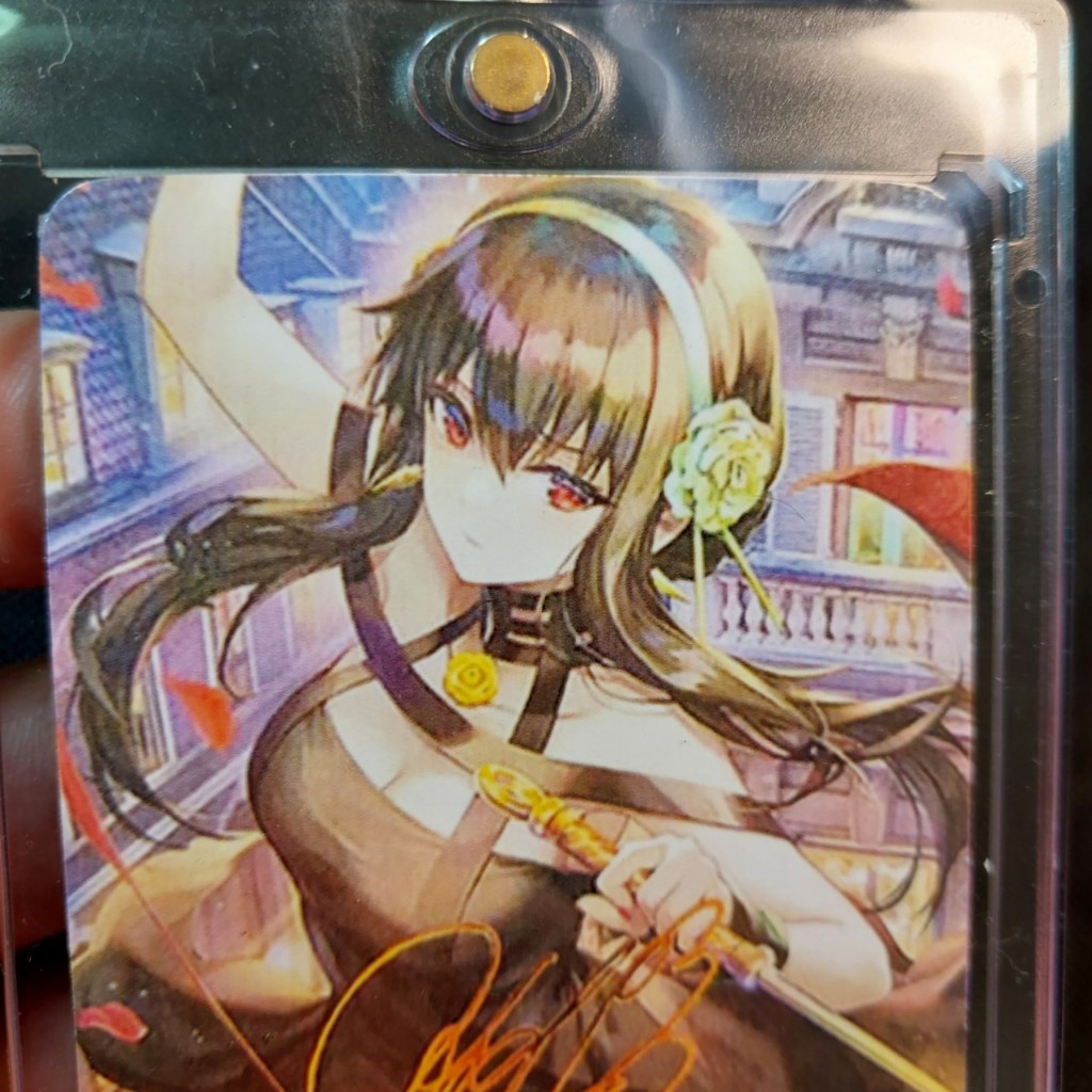 Thẻ Yor Forger Spy X Family Waifu Card Girl Doujin Anime có sign 2098 1-3