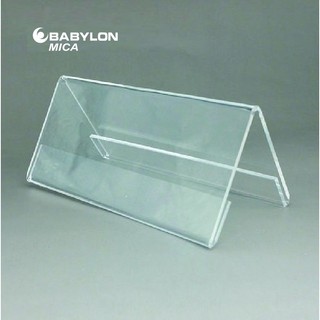 Combo 10 kệ mica kệ mica chữ a 2 mặt - biển tên chức danh, bảng giá 9 x 5cm