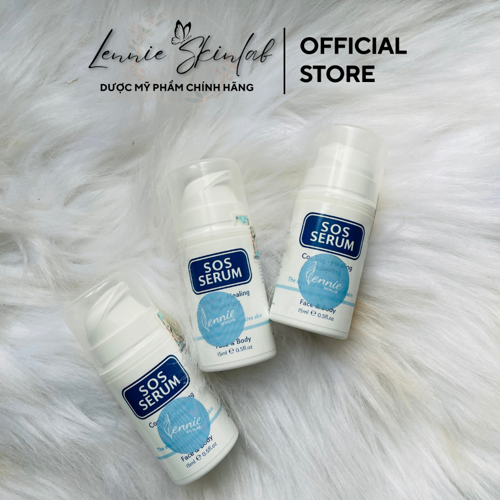 SOS SERUM 15ml - Serum giúp làm lạnh, phục hồi nhanh chóng và cải thiện làn da bị tổn thương