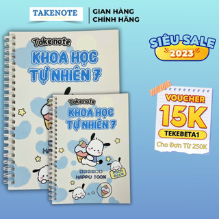 (Bản A5/A6) Takenote Khoa học Tự Nhiên 7 Cánh Diều, Kết Nối, Chân Trời - Sổ Tay Takenotes.Beta Học Tốt Môn KHTN Lớp 7