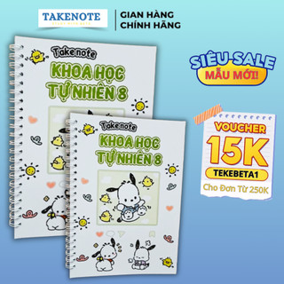 (Sổ A5/A6) Takenote Khoa Học Tự Nhiên 8 Cánh Diều, Kết Nối, Chân Trời - Takenotes.Beta Bồi Dưỡng Khoa Học Tự Nhiên 8