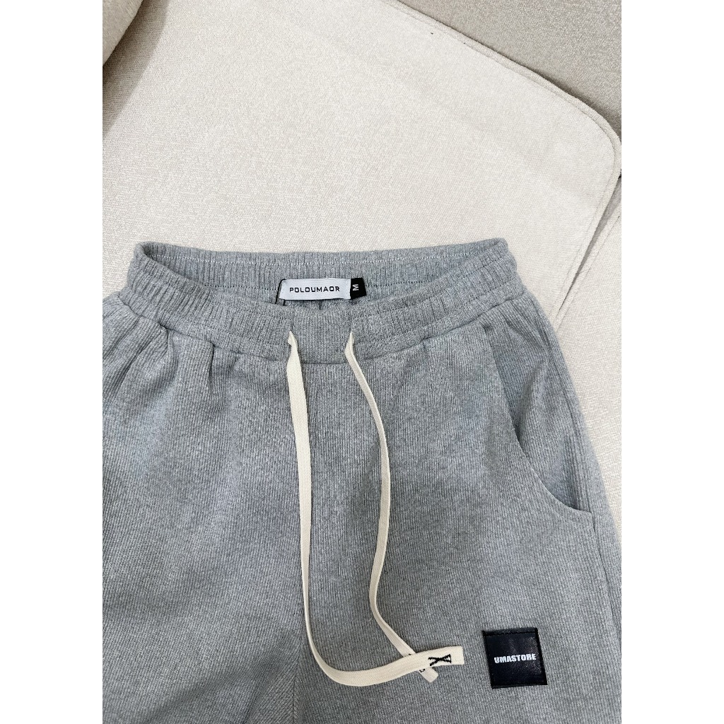 Quần Jogger Nam UMA STORE Nỉ Tăm Mác Vuông, Chất Liệu Nỉ Tăm Mềm Mịn Giữ Ấm Tốt, Quần Thể Thao Unisex Gấu Bo Chun SPQ05