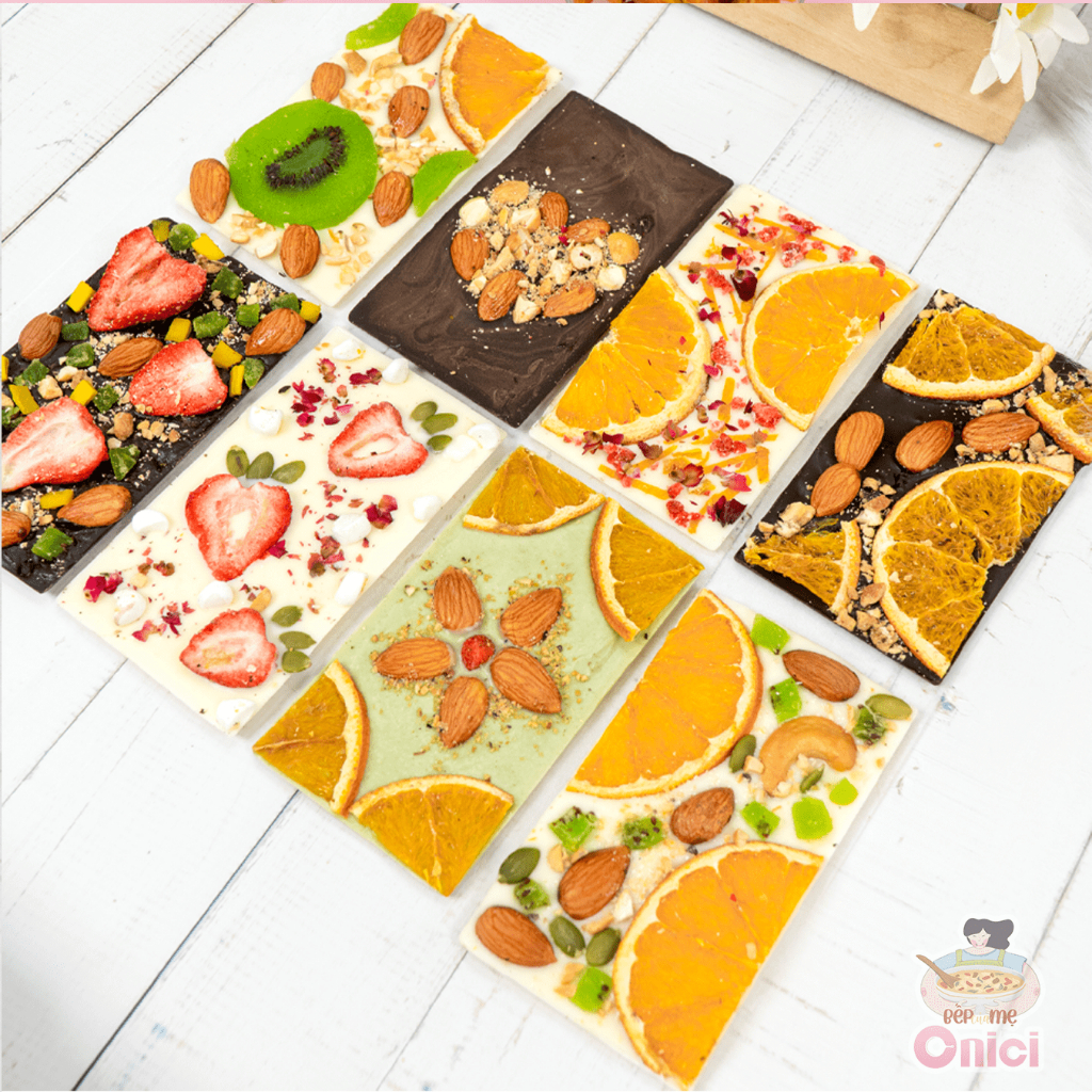 SET TỰ LÀM CHOCOLATE BARK 60 VIÊN THÀNH PHẨM
