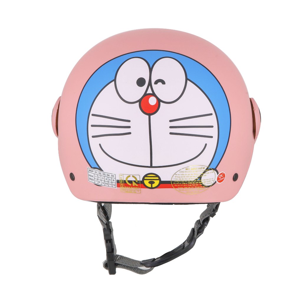 Mũ Bảo Hiểm Doremon Trẻ Em Có Kính Chống Bụi - ASA HELMETS
