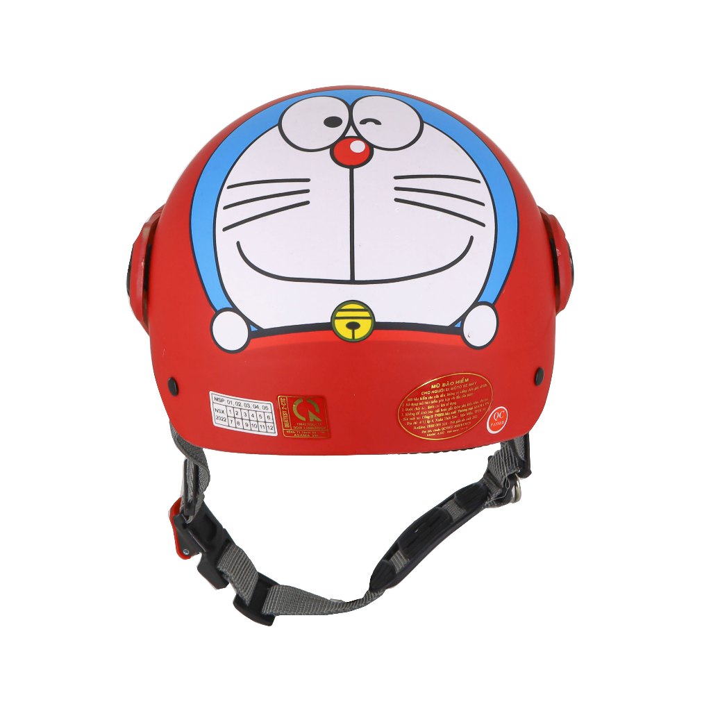 Mũ Bảo Hiểm Doremon Trẻ Em Có Kính Chống Bụi - ASA HELMETS