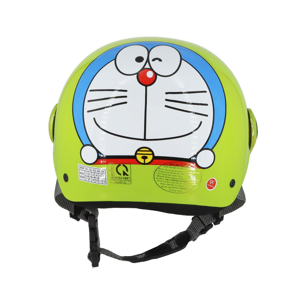 Mũ Bảo Hiểm Doremon Trẻ Em Có Kính Chống Bụi - ASA HELMETS