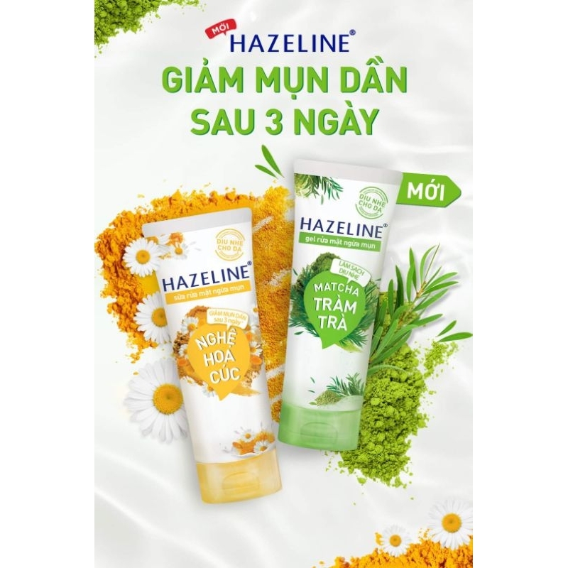 sữa rửa mặt hazeline lớn