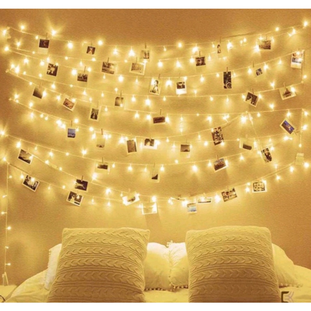 Dây đèn led chớp nháy 4m ,trang trí noel , tết . đèn led trang trí cây thông