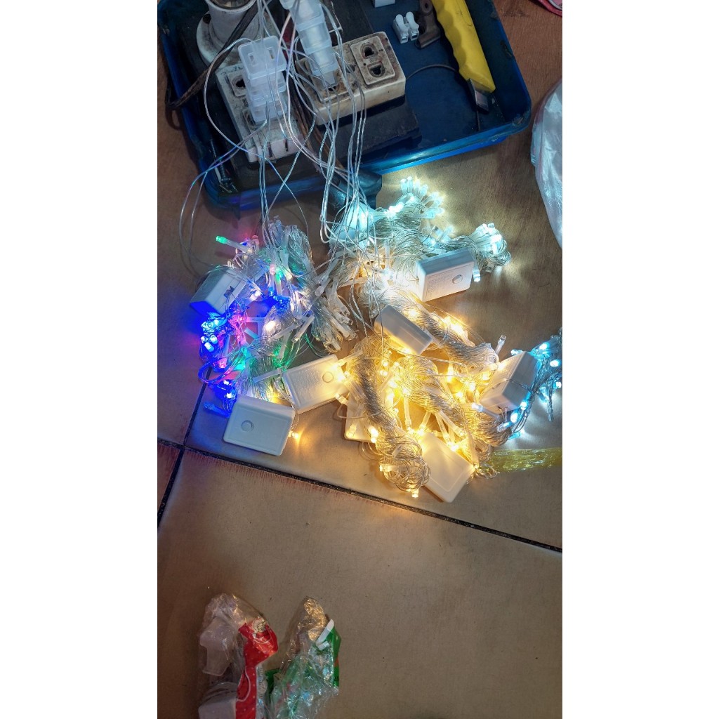 Dây đèn led chớp nháy 4m ,trang trí noel , tết . đèn led trang trí cây thông