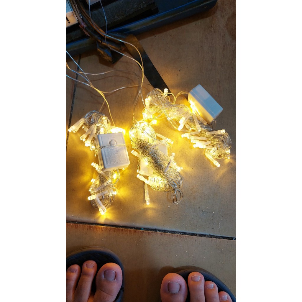 Dây đèn led chớp nháy 4m ,trang trí noel , tết . đèn led trang trí cây thông