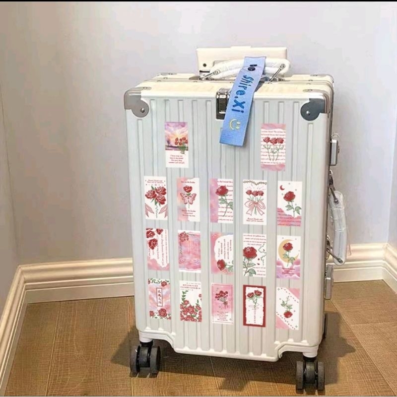 Set sticker trang trí hình hoa hồng đáng yêu xinh xắn
