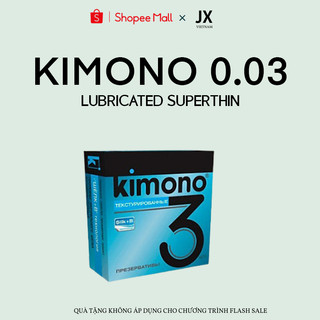 Bao Cao Su Kimono 0.03mm Blue Gai Siêu Mỏng 3 Cái