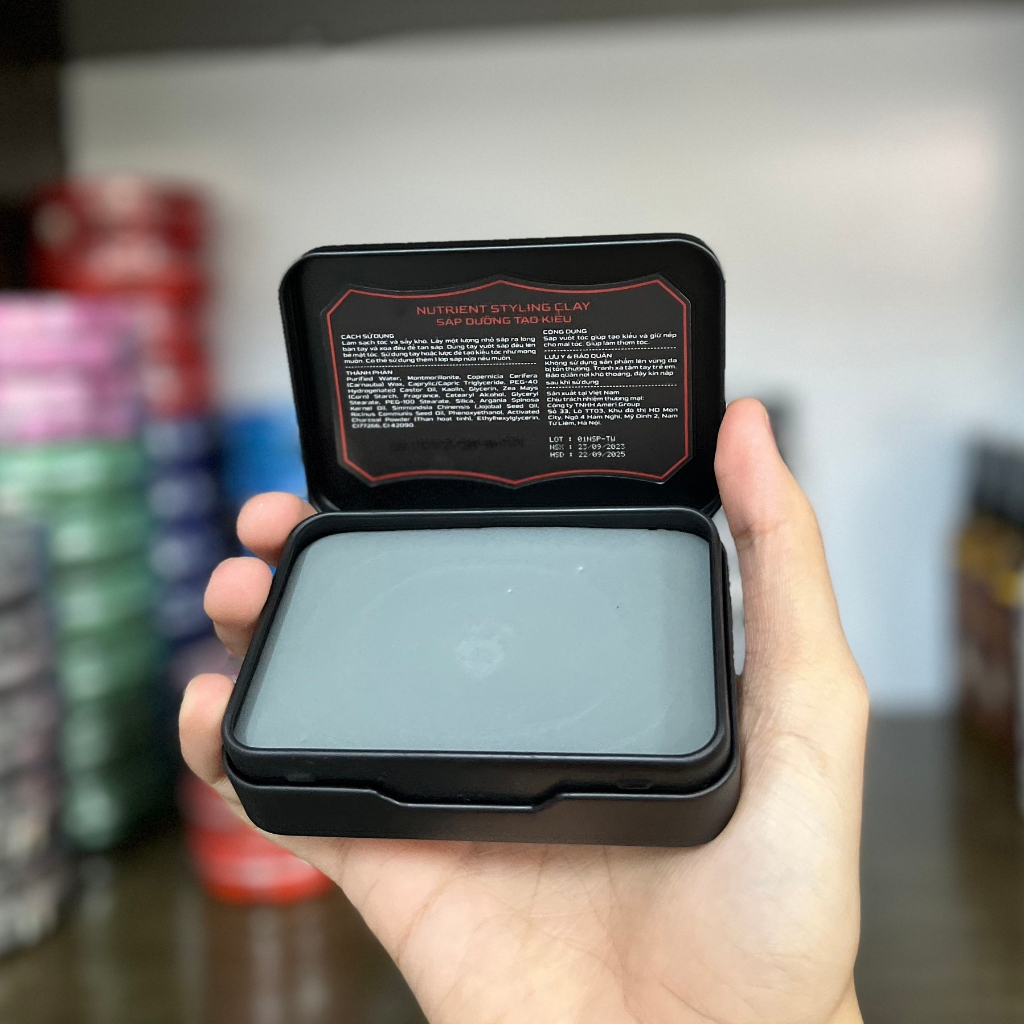 Sáp Vuốt Tóc Menitems Styling Clay Gentle Blue 50g/100g