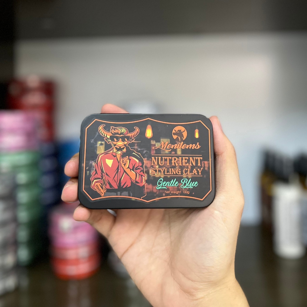 Sáp Vuốt Tóc Menitems Styling Clay Gentle Blue 50g/100g