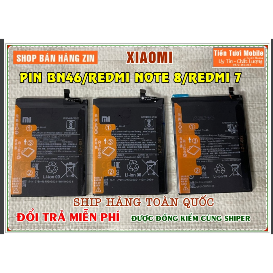 Pin BN46 Redmi Note 8/Redmi 7  Xiaomi