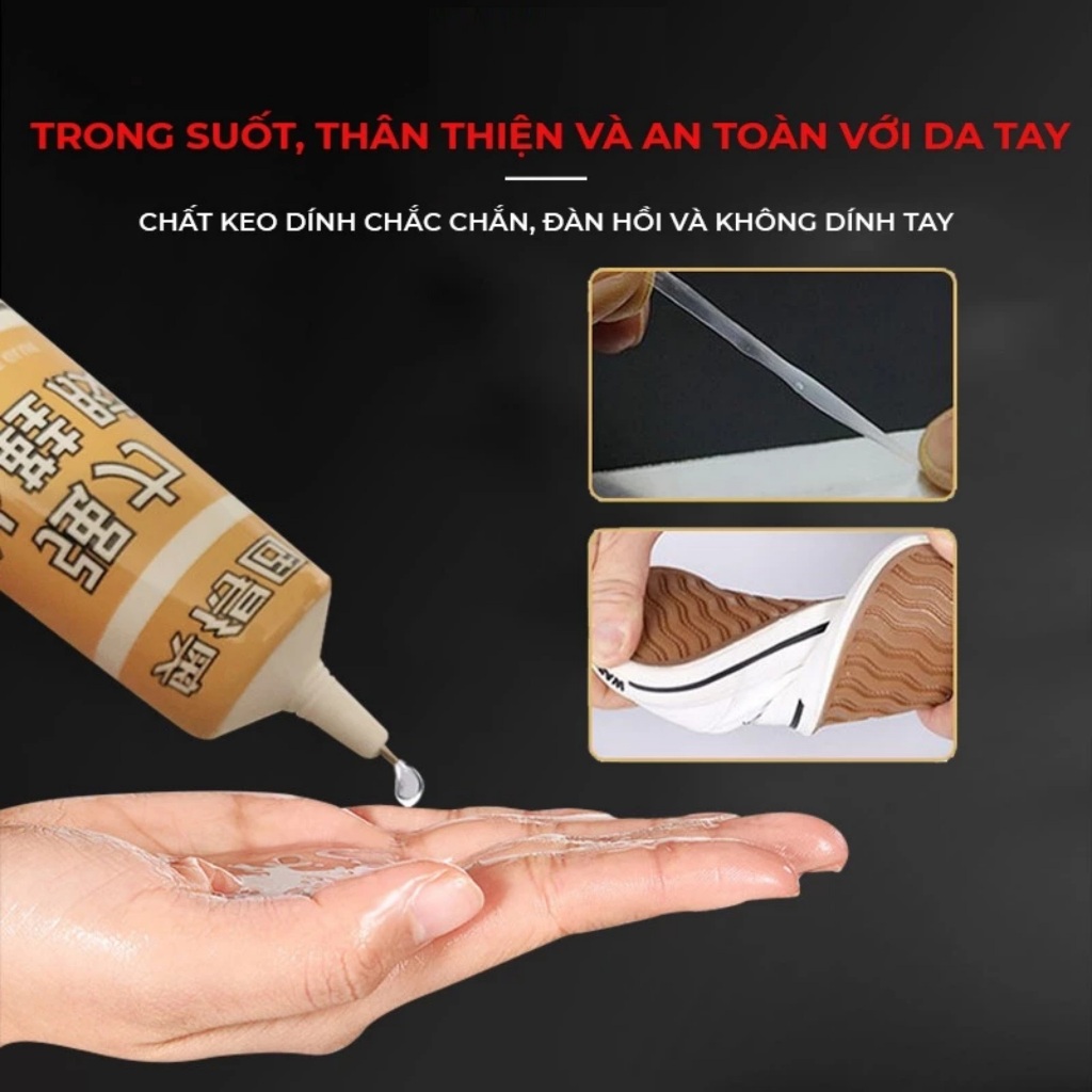 Keo - Taky,1630 Dán Giày Dép Chuyên Dụng Siêu Dính, Keo Da Năng Dán Đế Giầy, Dép Thể Thao Sneaker, Tiện Dụng, 6070