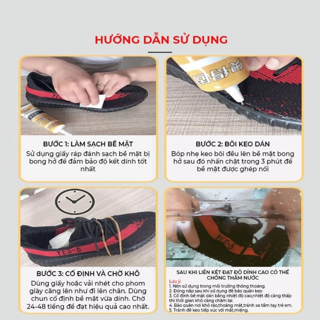 Keo - Taky,1630 Dán Giày Dép Chuyên Dụng Siêu Dính, Keo Da Năng Dán Đế Giầy, Dép Thể Thao Sneaker, Tiện Dụng, 6070