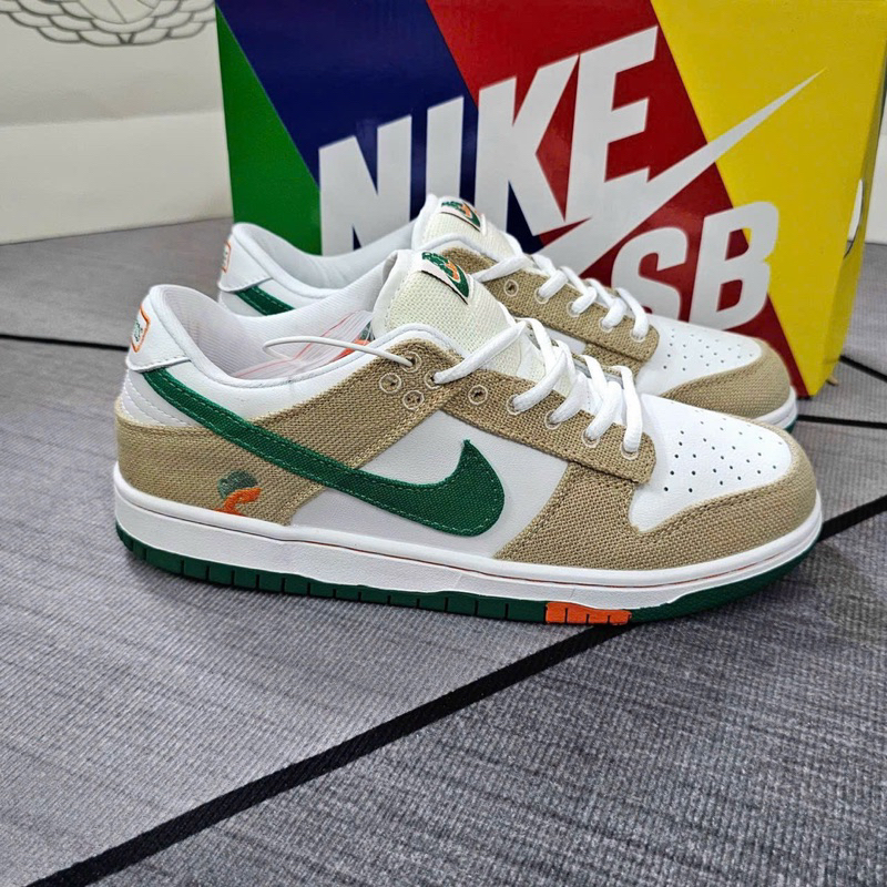Giày Sb Dunk Low Jarritos Cream Green Da Thật Lai Au Nam Nữ