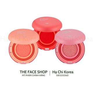 [Auth-Date 2027] Má hồng dạng nước Moisture Cushion Blush fmgt The Face Shop