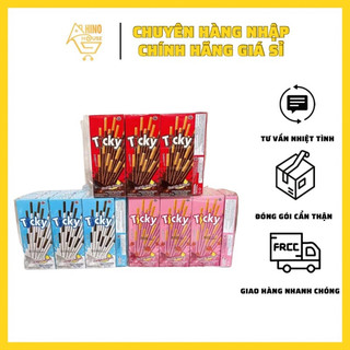 Lốc 13 hôp bánh que ticky thái lan