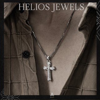 Mặt Dây Chuyền Bạc S925 Bling Rome Cross Helios Silver Original