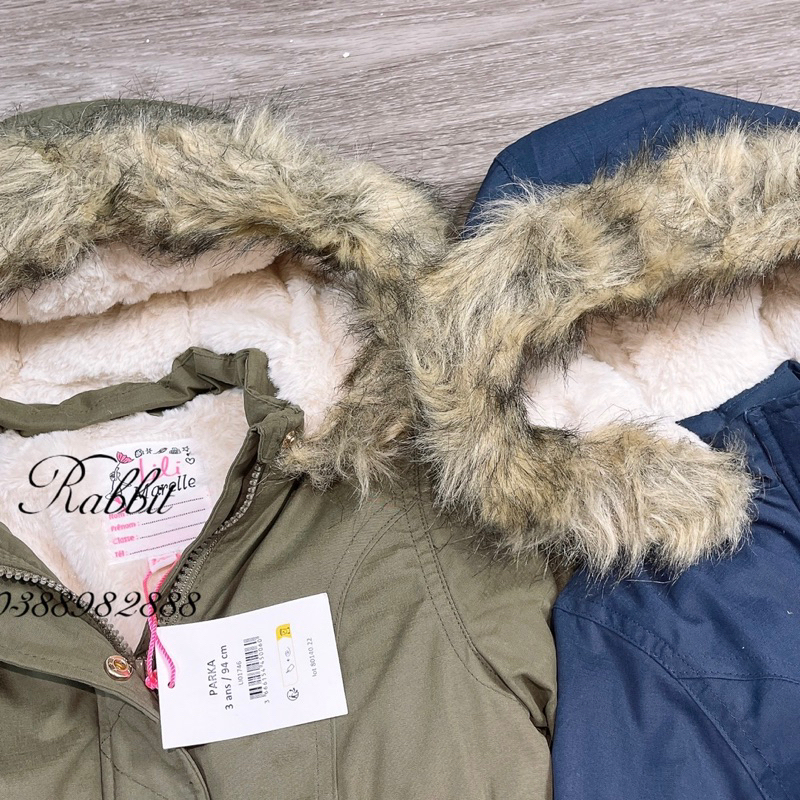 Áo parka lót lông Lili