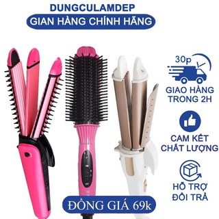 Máy uốn tóc sấy cúp duỗi thẳng uốn xoăn dập xù đa năng NOVA