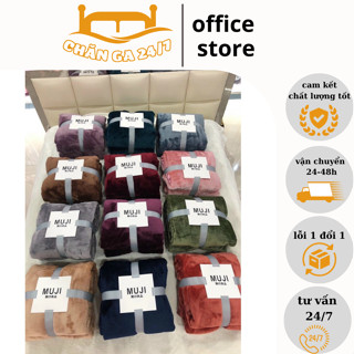 [SỐ LƯỢNG CÓ HẠN] Siêu Khuyến Mãi Chăn tuyết Muji 2 Lớp Siêu Mềm Mịn Chuẩn Hàng Loại 1