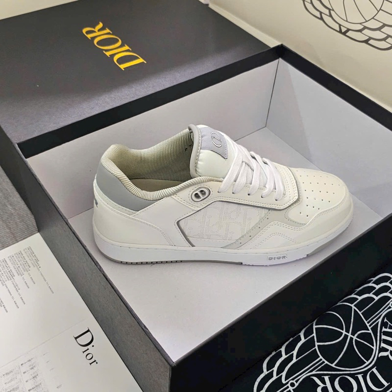 Giày Dio B27 Low White Grey Trắng Xám Da Thật Cao Cấp