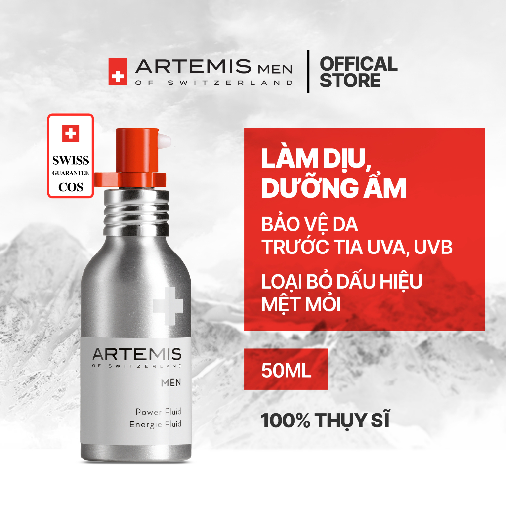 Tinh Chất Dưỡng Ẩm Tăng Cường ARTEMIS MEN Power Fluid SPF15 - 50ml