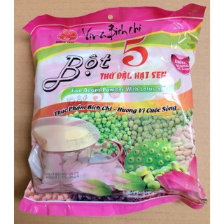 Bích chi – túi hồng 300g - bột ăn kiêng 5 thứ đậu hạt sen không đường / five bean powder with lotus seed