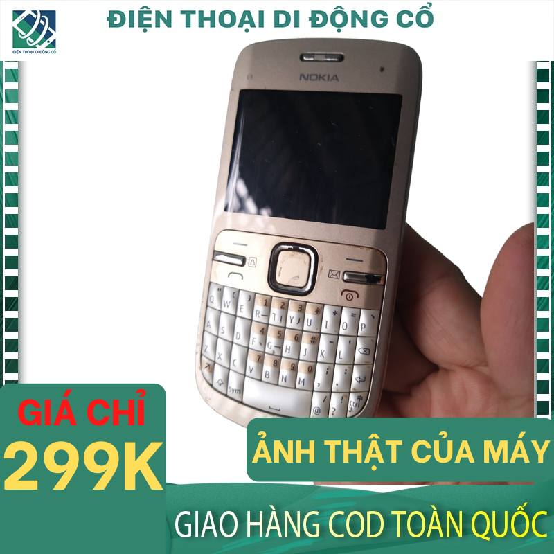 【CÓ HÌNH THẬT】Điện thoại cổ NOKIA C3-00 Huyền Thoại, Sành Điệu, MÁY ZIN 100% - BH 12 tháng 1 ĐỔI 1 TRONG THÁNG ĐẦU TIÊN
