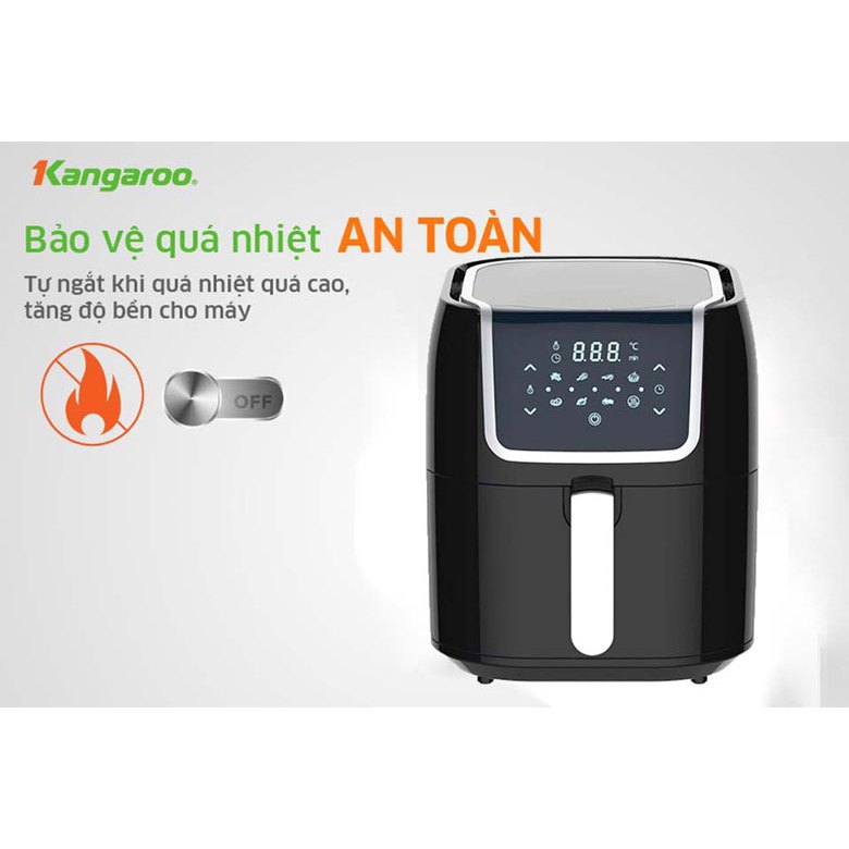 Nồi chiên không dầu 8 lít Kangaroo KG8AF2A