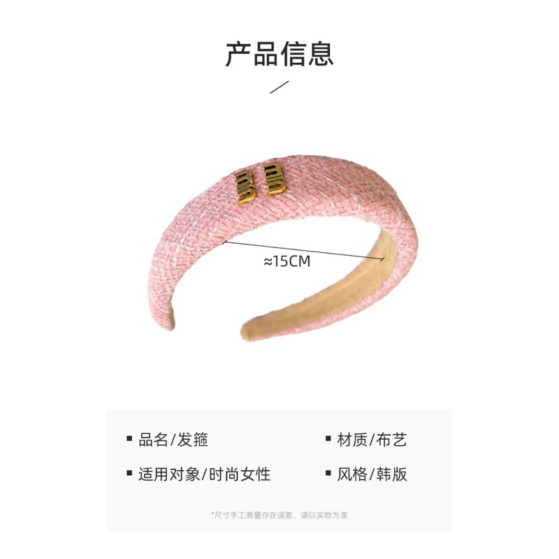 Băng đô cài tóc nữ  sang chảnh