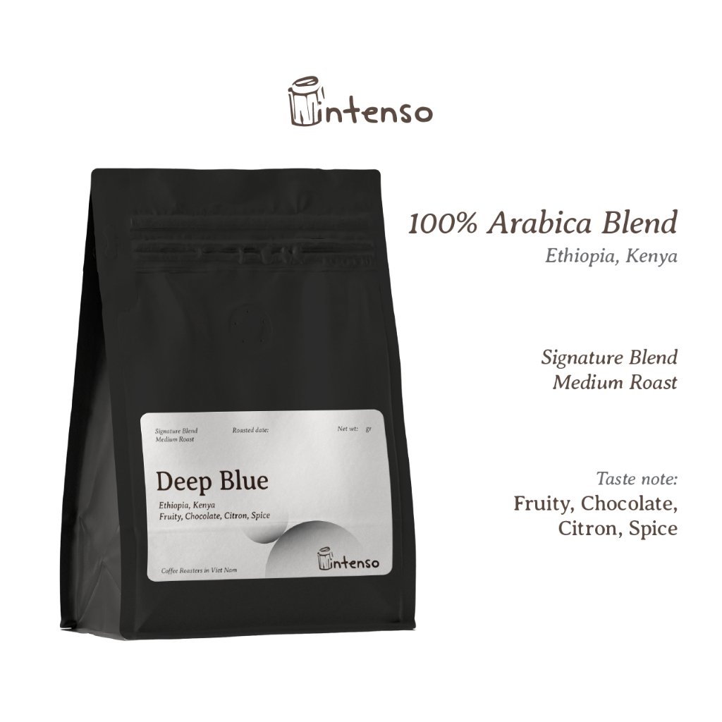 Cà Phê Nguyên Chất - Deep Blue - Cà phê ủ lạnh (Cold Brew) - Intenso Coffee Roasters
