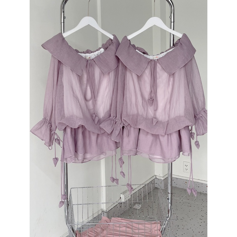 💐 𝐧𝐞𝐰 𝐢𝐧 - ONO DRESS 💜✨ ĐẦM TƠ BÈO TÍM